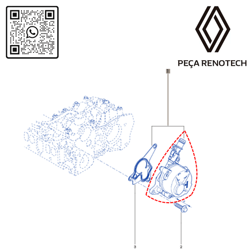 RN 05758R-X 146505758R BOMBA DE VACUO DO SERVO FREIO MASTER 2.3 16V M9TFRONTIER 17.. 4